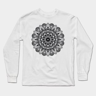 Floral Mandala Long Sleeve T-Shirt